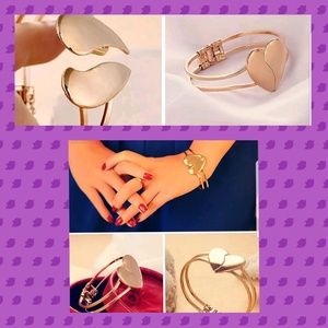 Bracelet Love Simple Hand Gold